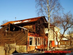 Дом Чаплина после 1 пожара, фото 2006 года
