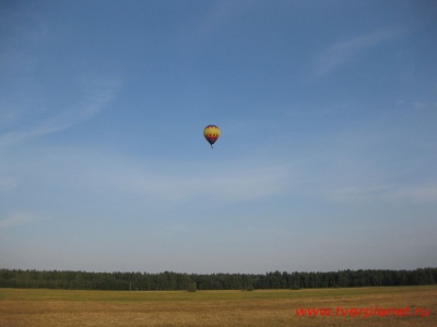 Воздушный шар на фестивале в Бурашево