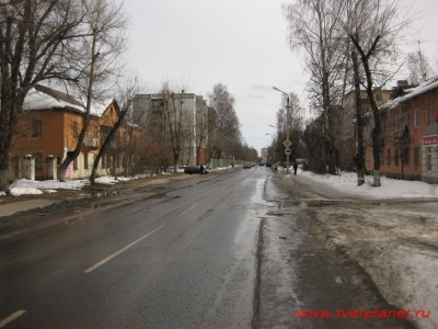 Улица Склизкова в Твери
