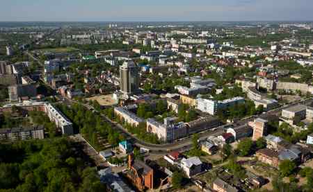 Тверь. Центральная часть города Тверь. Центральная часть города