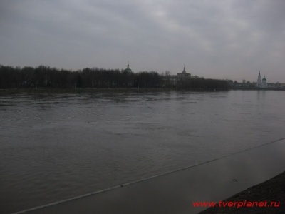 Река Волга в Твери