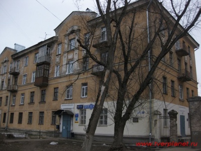 Дом, в котором жил и работал Золотов Евгений Васильевич 