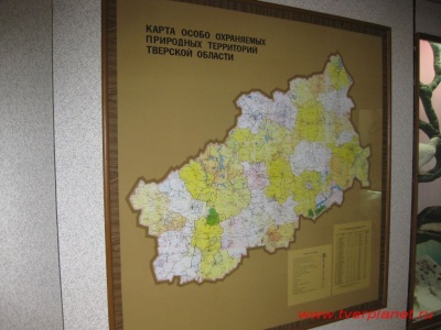 Карта особо охраняемых территорий Тверской области